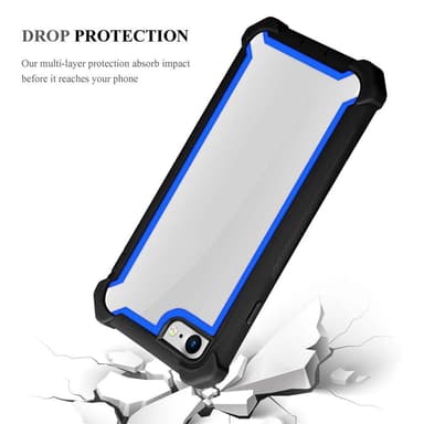 iPhone 7 / 7S / 8 / SE 2020 Deksel Case Cover (svart)
