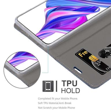 Honor 9X PRO lommebokdeksel etui (blå)
