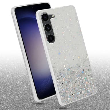 Samsung Galaxy S23 Silikondeksel Glitter