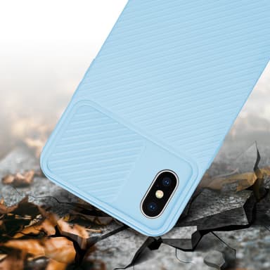 Deksel iPhone X / XS cover (blå)