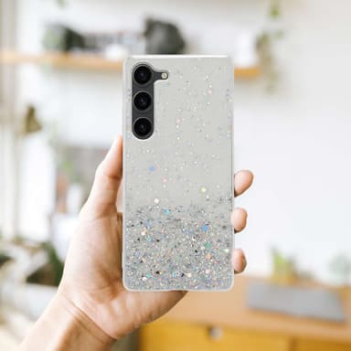 Samsung Galaxy S23 Silikondeksel Glitter
