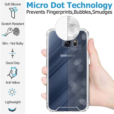 Samsung Galaxy S6 Deksel Case Cover (gjennomsiktig)