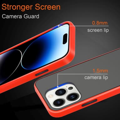iPhone 14 PRO Deksel Case Cover (gjennomsiktig)