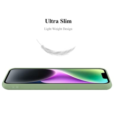 Deksel iPhone 14 Silikon cover (grønn)