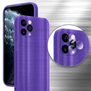iPhone 11 PRO Silikondeksel Beskyttelse (lilla)