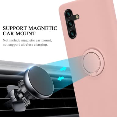 Deksel Samsung Galaxy A13 5G Ring Case (rosa)