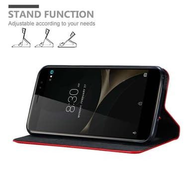 ZTE Nubia N1 LITE lommebokdeksel case (rød)