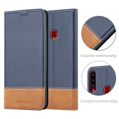 Samsung Galaxy A20s Deksel Case Cover (blå)