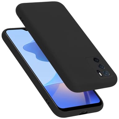 Oppo A16s / A54s silikondeksel case (svart)