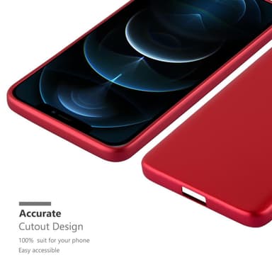 Deksel iPhone 12 / 12 PRO Case Cover (rød)