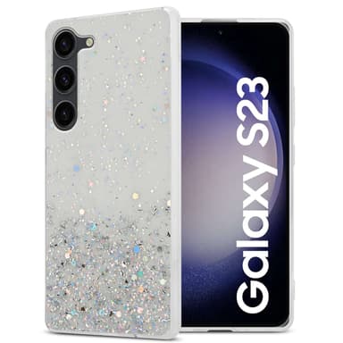Samsung Galaxy S23 Silikondeksel Glitter