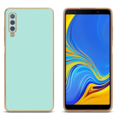 Samsung Galaxy A7 2018 silikondeksel case (grønn)