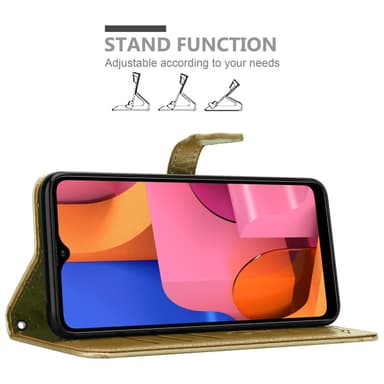 Samsung Galaxy A20s lommebokdeksel case (gold)