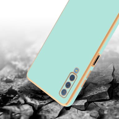 Samsung Galaxy A7 2018 silikondeksel case (grønn)