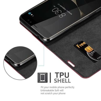 ZTE Nubia N1 LITE lommebokdeksel case (rød)