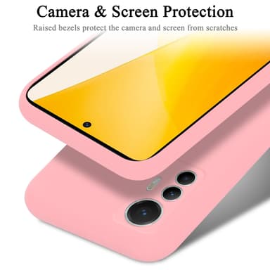 Xiaomi 12 LITE silikondeksel case (rosa)