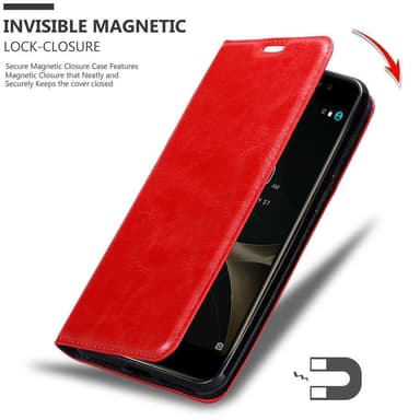 ZTE Nubia N1 LITE lommebokdeksel case (rød)