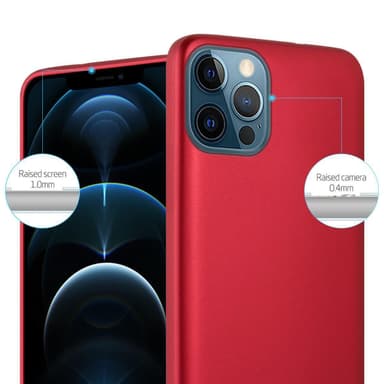 Deksel iPhone 12 / 12 PRO Case Cover (rød)