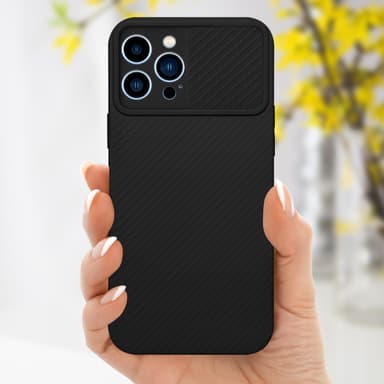 Deksel iPhone 13 PRO MAX cover (svart)