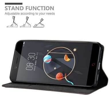 ZTE Nubia Z17 MINI lommebokdeksel case (brun)