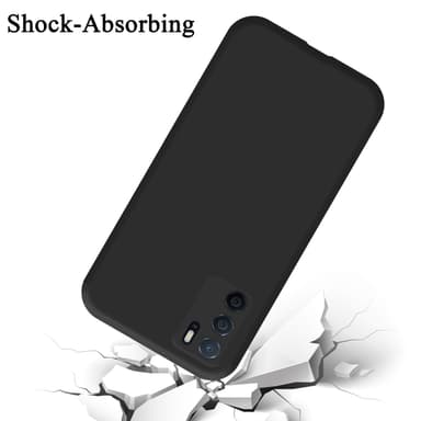 Oppo A16s / A54s silikondeksel case (svart)