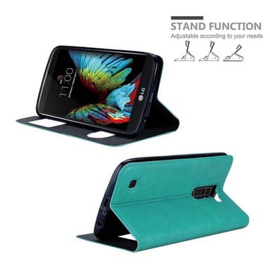LG K10 2016 lommebokdeksel cover (turkis)