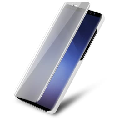 Samsung Galaxy S9 lommebokdeksel etui (sølv)