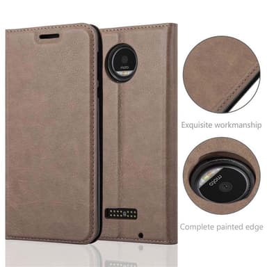 Motorola MOTO Z lommebokdeksel case (brun)