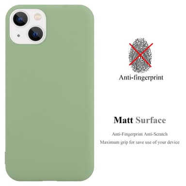 Deksel iPhone 14 Silikon cover (grønn)