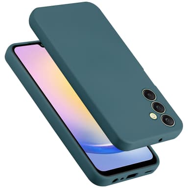 Samsung Galaxy A25 silikondeksel case (Grønn)