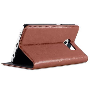 Samsung Galaxy S6 lommebokdeksel case (brun)