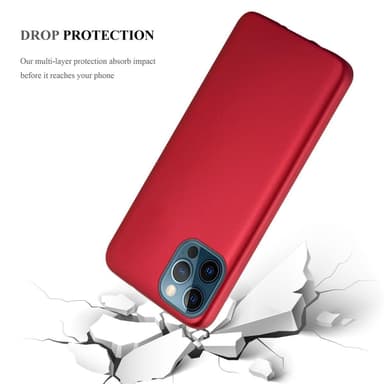 Deksel iPhone 12 / 12 PRO Case Cover (rød)