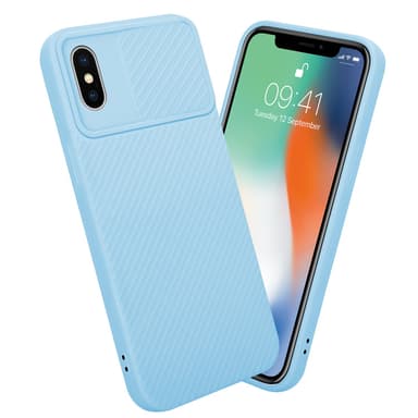 Deksel iPhone X / XS cover (blå)