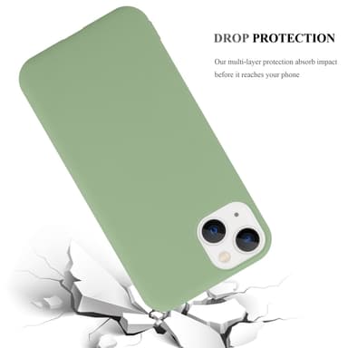 Deksel iPhone 14 Silikon cover (grønn)