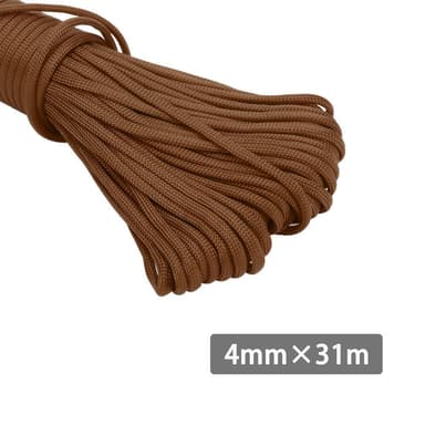 31 m Nylontau 31 m hagegarn rivebestandig (brun)