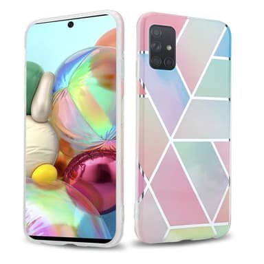 Samsung Galaxy A71 5G lommebokdeksel etui (rosa)