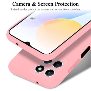 Honor X8 5G silikondeksel case (Rosa)