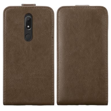 WIKO VIEW PRIME deksel flip cover (brun)