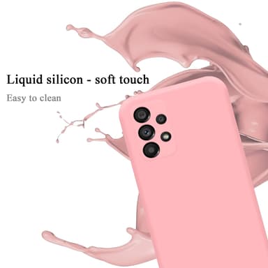 Samsung Galaxy A53 5G silikondeksel case (rosa)