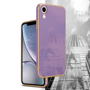 iPhone XR silikondeksel case (lilla)