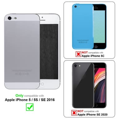 iPhone 5 / 5S / SE 2016 silikondeksel case (grønn)
