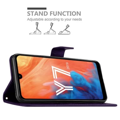 Huawei Y7 2019 / Y7 PRIME 2019 lommebokdeksel Blomster