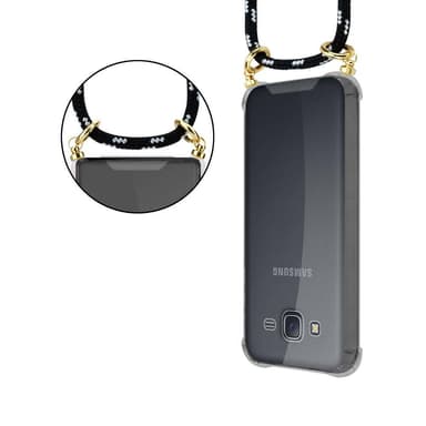Samsung Galaxy J5 2015 Deksel med Halskjede (svart)