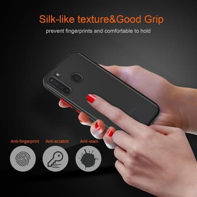Samsung Galaxy A21 Deksel Case Cover (gjennomsiktig)