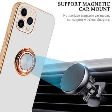 iPhone 11 PRO MAX silikondeksel case (hvit)