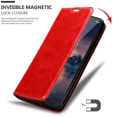 Nokia 1.3 lommebokdeksel case (rød)