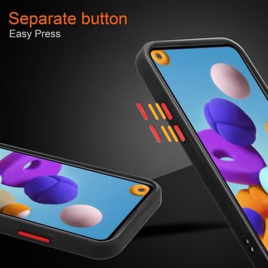 Samsung Galaxy A21 Deksel Case Cover (gjennomsiktig)