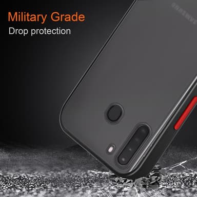 Samsung Galaxy A21 Deksel Case Cover (gjennomsiktig)