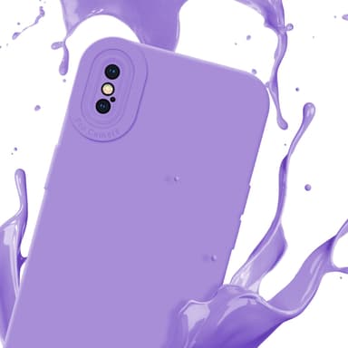 iPhone XS MAX Deksel case (lilla)