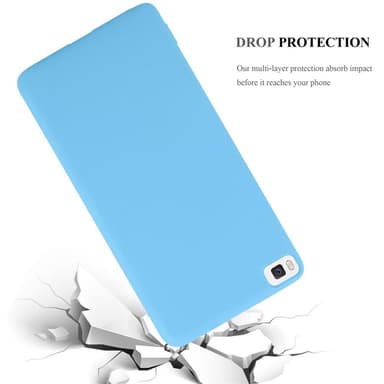 Deksel Huawei P8 Silikon cover (blå)